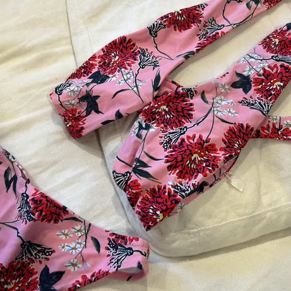 NWT Cupshe‎ Pink Floral Bikini Set👙 - Image 5