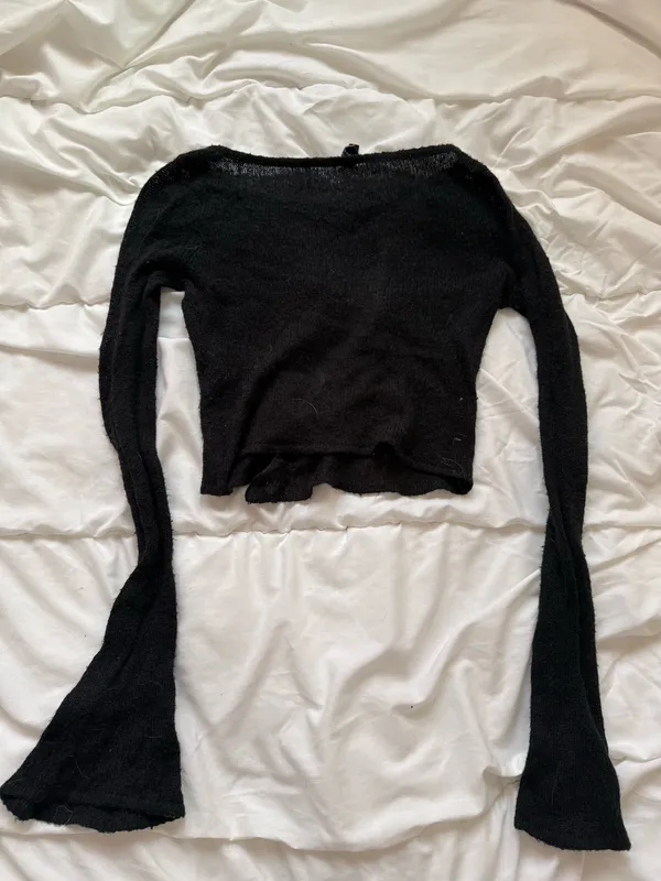 Tj jazz black knitted top Size XXS - Image 4