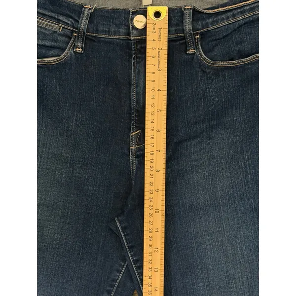 FRAME Le High‎ Flare Benedict Canyon Dark Wash High Rise Jeans Size 32 (30x30) - Image 8