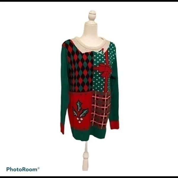 Christmas Ugly pullover sweater Size L Size L - Image 2