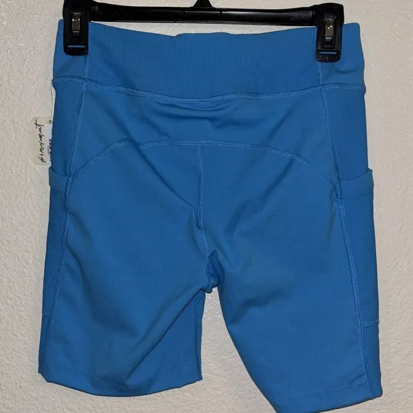 FREE PEOPLE Movement Instant Replay Shorts in Varsity Blue NWT - Image 3