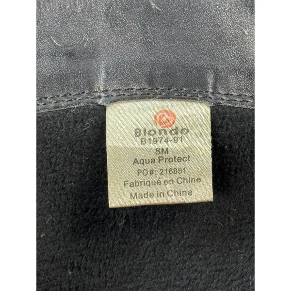 Blondo Aqua Protect Black Brown Leather Waterproof Riding Boots B1974-91 Size 8M - Image 9