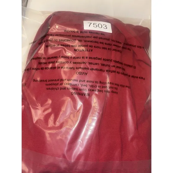 ll bean red‎ long sleeve belted midi dress size 10 reg - Image 12