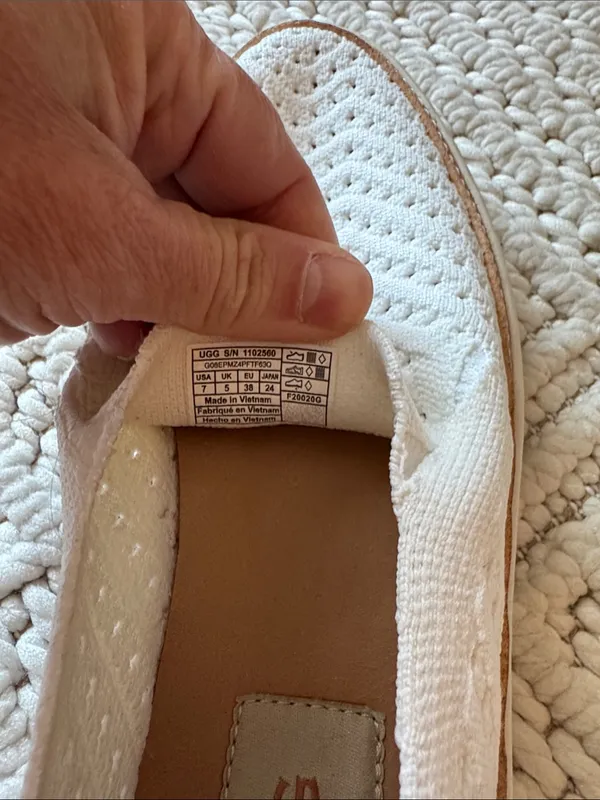 UGG Slip-On Sneakers with Tan Trim - Image 4