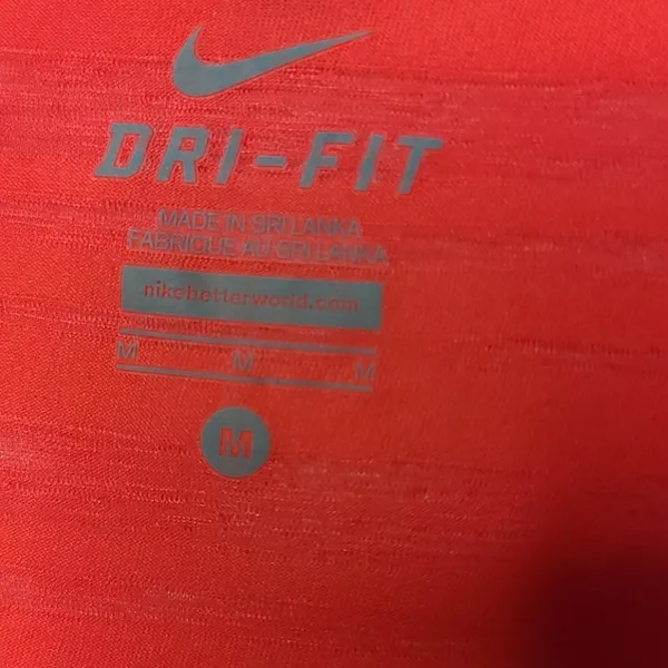 Nike dri -fit neon razorback tank top sz Medium - Image 4
