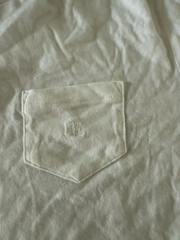 Ralph Lauren White Pocket Tee - Image 2