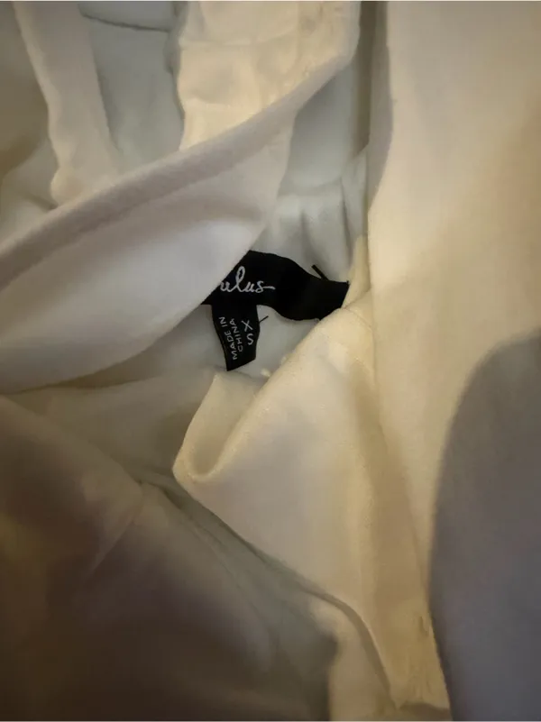 Lulu's Perfection Bound White Sleeveless Cowl Back Mini Dress - Image 6