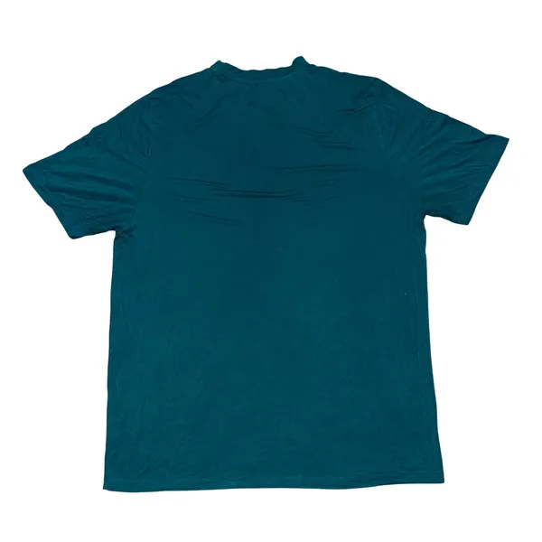 Lake Pajamas T-Shirt Women Large Teal Excellent Pima Cotton Blend Short Sleeve - Image 4