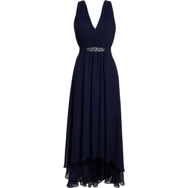 Eliza J Crystal Detail High-Low Gown - Image 9