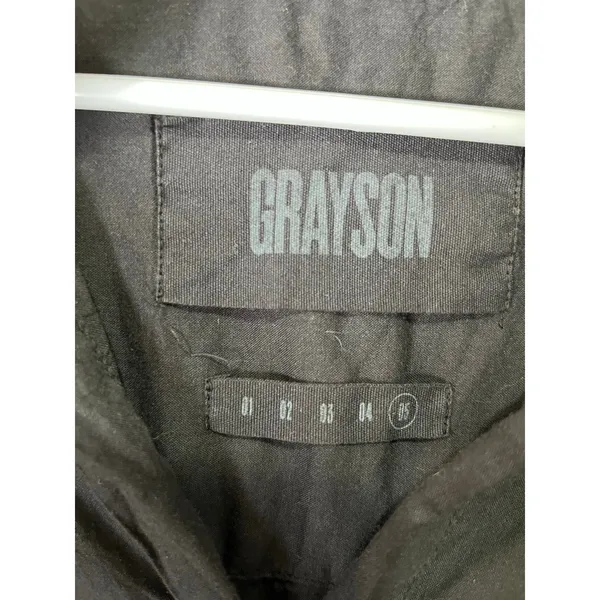 Grayson The Changemaker Black Cotton Shirt Dress (5) XL Minimalist‎ Lagenlook - Image 5
