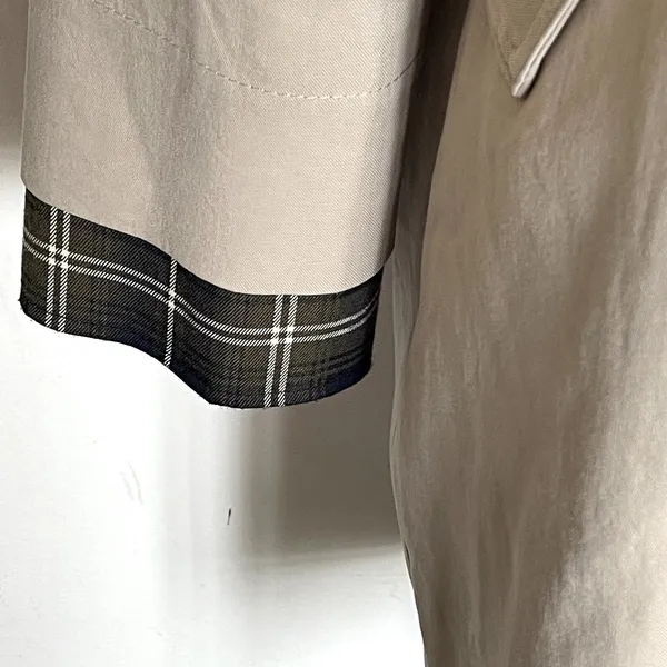 One Nine Eight Six 1986 Womens Trench Coat Sz XL Jacket Minimalist Winter Fall - Image 6