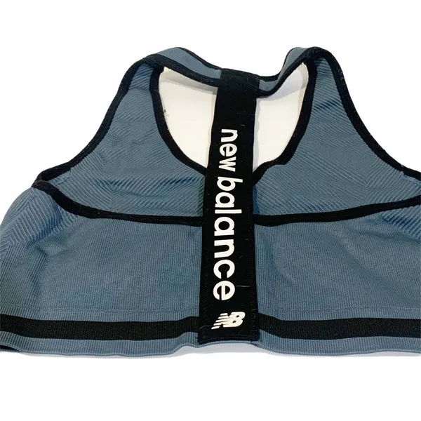 New Balance Size XL Blue Racerback Spellout‎ Bra - Image 3