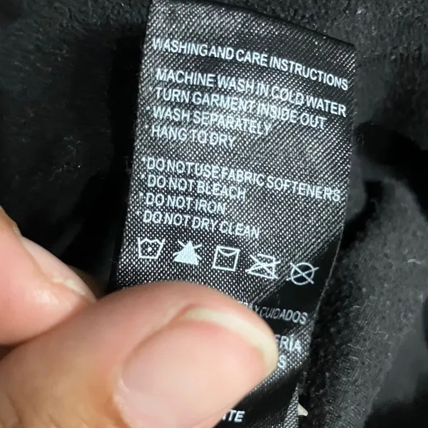 Paradox Black Fleece Long Sleeve Quarter-Zip Top Small #736 - Image 6