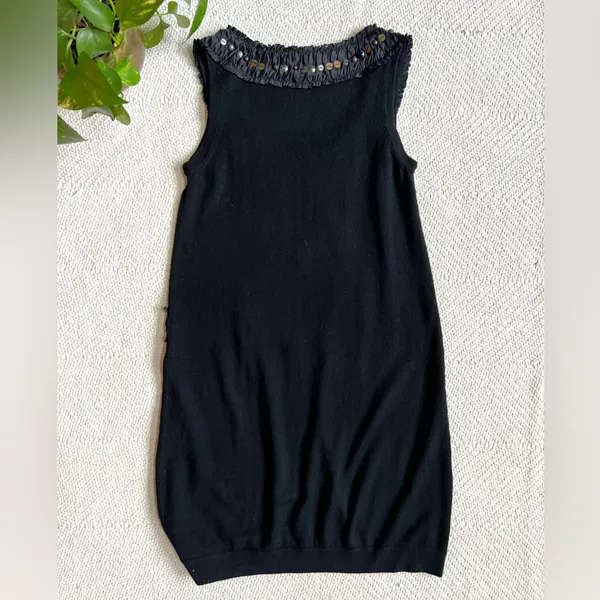 Nanette Lepore Cara Mia Wool & Silk Embellished Knit Mini Dress - Image 5