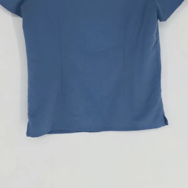 Figs Women's Casma Three-Pocket Scrub Top Size Small Blue V Neck Hospital Office - Image 12