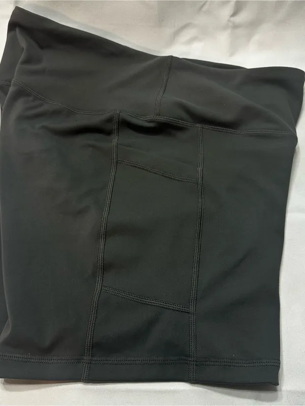 Amazon Women's Gray High-Waist Athletic Shorts‎ - Image 3