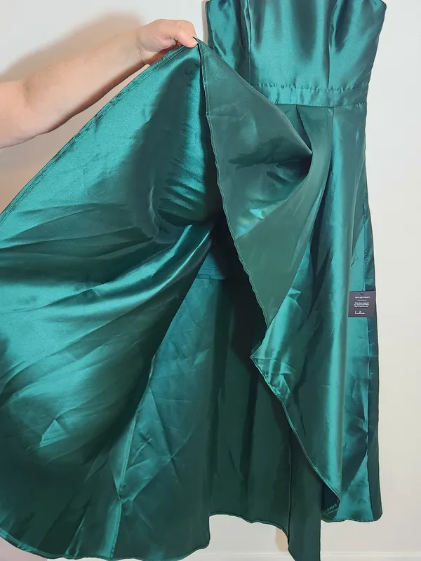 Lulus Green High Low Formal Dress Size Small NWT Wedding Guest Dress - Image 6