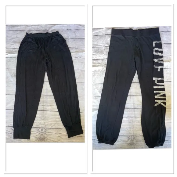 Victoria’s Secret Black Knit Pajama Pants - Image 2