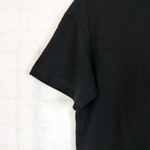 Old Navy Vintage Tee Womens S Black Boxy Oversized Cotton Crewneck Minimalist - Image 3