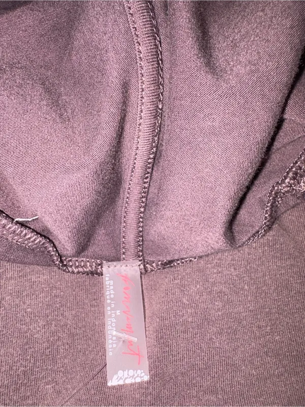Free People Movement Hot Shot Hooded Long Sleeve Cocoa Medium NWOT - Image 7