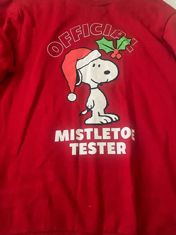 Peanuts sweatshirt Red Size L - Image 6