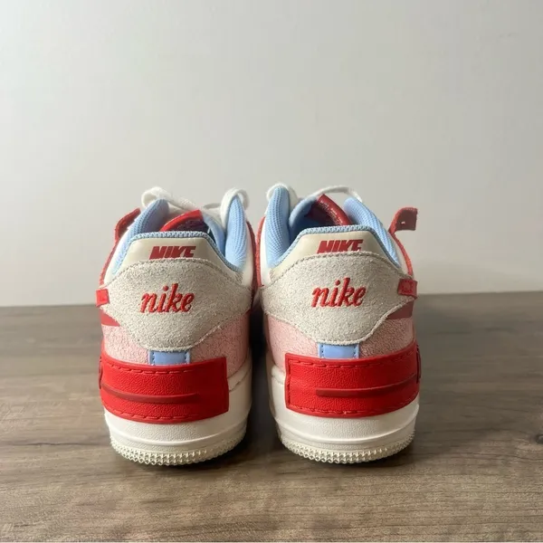 Nike Air Force 1 Low Shadow Cracked Leather Women's Shoe Size 9.5 #276 - Image 4