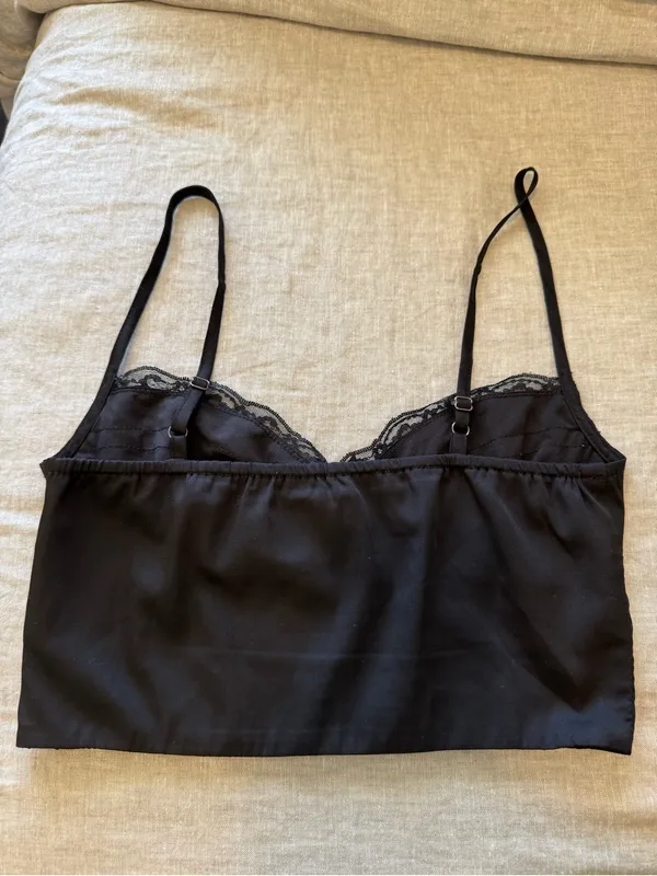 Princess Polly Black Lacy Bra Top - Image 4