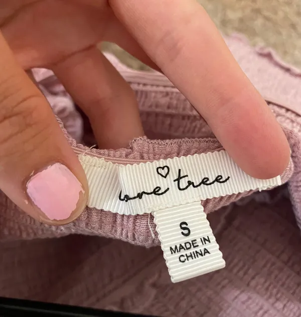 Love Tree Pink Crop Top - Image 3