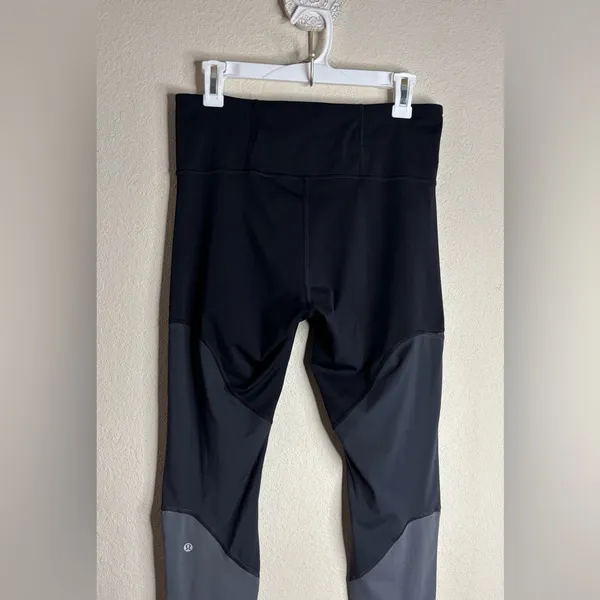 Lululemon Colour Me Ombre Tight 28" Black/Obsidian/ Titanium size 10 - Image 5