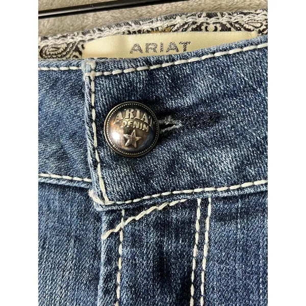 Ariat Ocean Riding Jean Whipstitch Women's Bootcut Western Denim Jeans 34 x‎ 32 - Image 3
