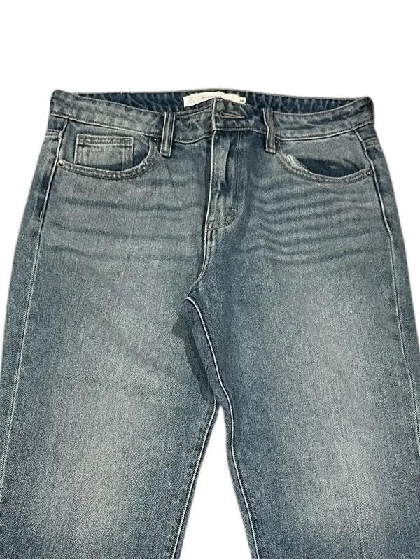 Hidden Tracey Lace-Up Hem Sides Ankle Crop Blue Jeans 29 - Image 9