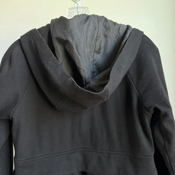Gap sz M black 100% cotton hooded jacket‎ - Image 3