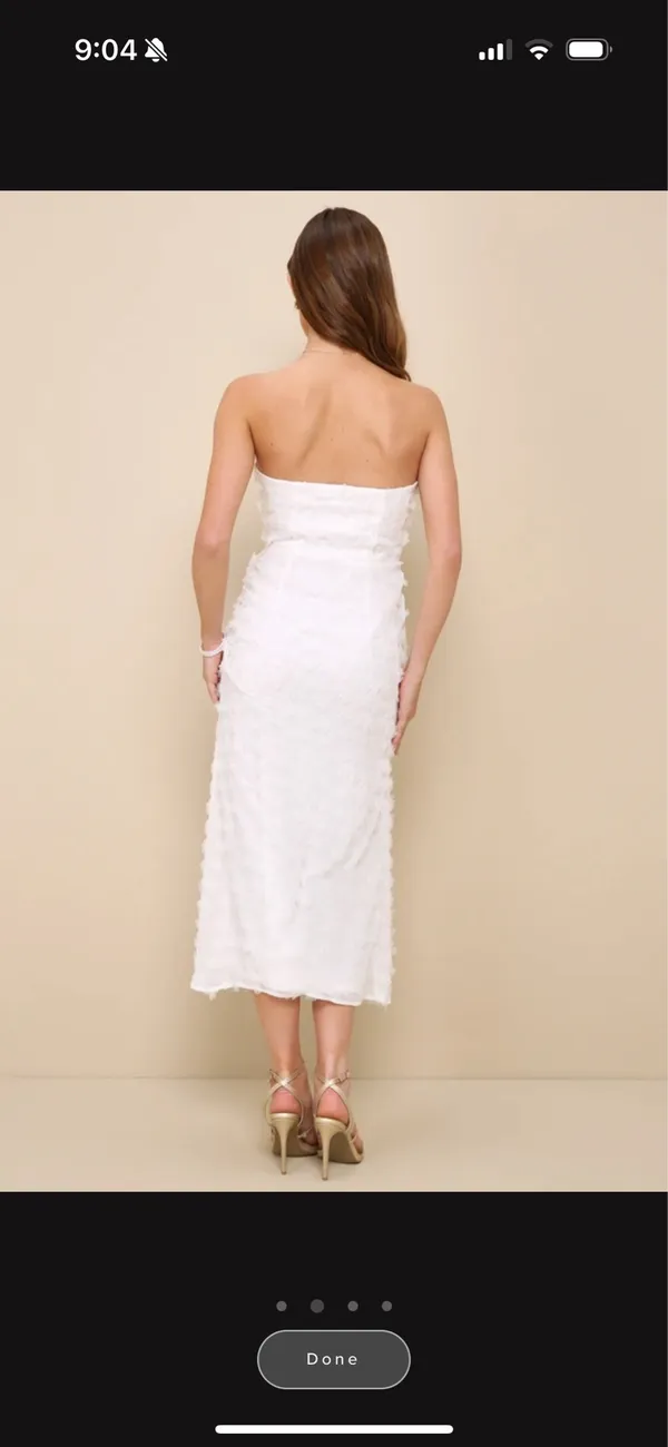White Lulus Dress - Image 5