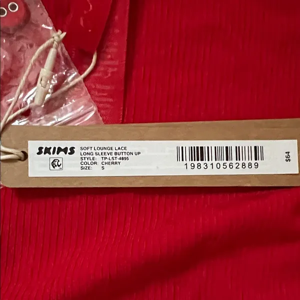 NWT RARE SKIMS Cherry Long Sleeve - Image 8