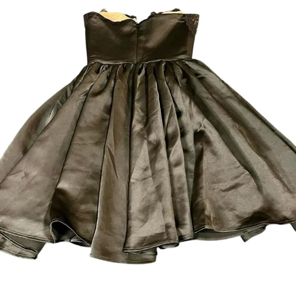 House of CB J’adore black lace and satin mini dress Size XS - Image 6