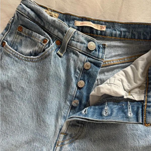 Levi's Light Blue Straight Leg Women's Jeans - Image 7