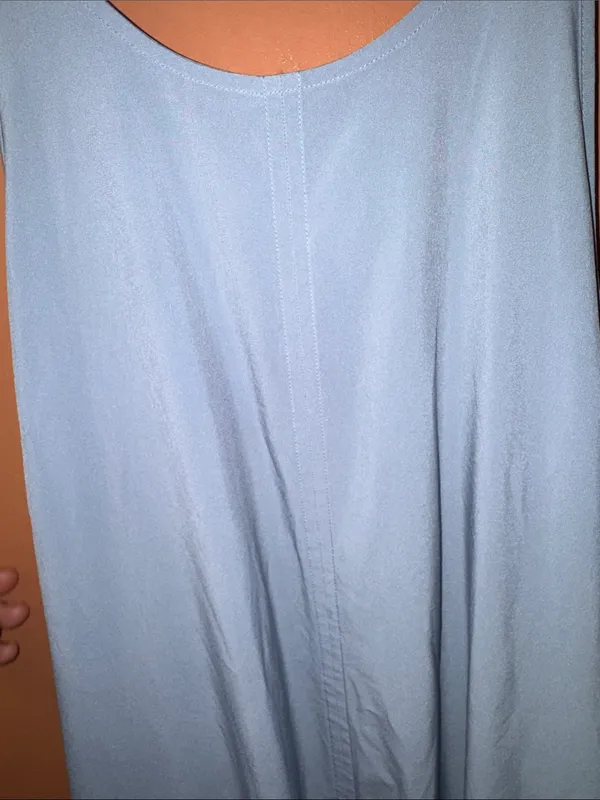 Athleta Hayes Pleated Maxi Dress in the color dusty blue - Image 10