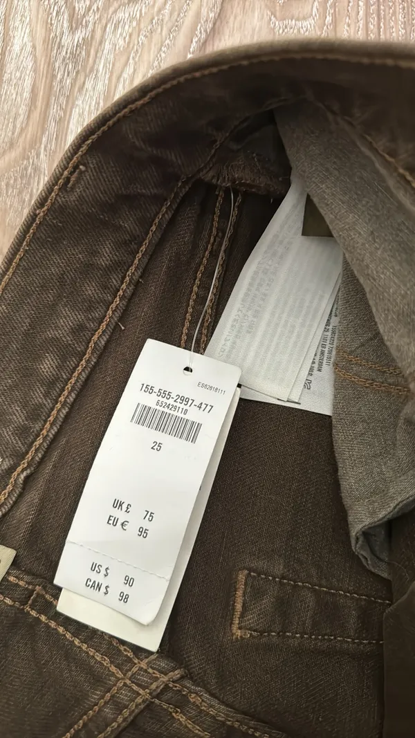 Abercrombie The 90s Straight Leg Ultra High Rise Curve Love Jeans - Image 7