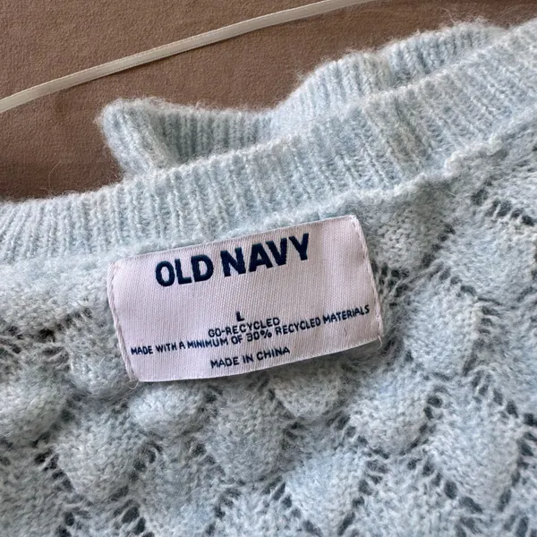 Old Navy Pointelle Scoop Neck Sweater - Image 7