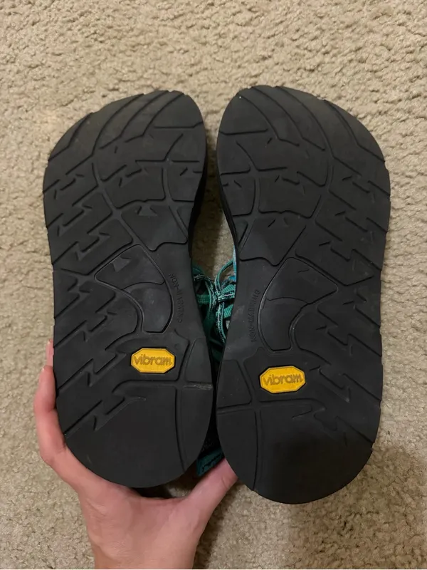 Chaco Z/2 Unaweep Vibram Sport Sandals Teal Black Approximate Size 8 - Image 5