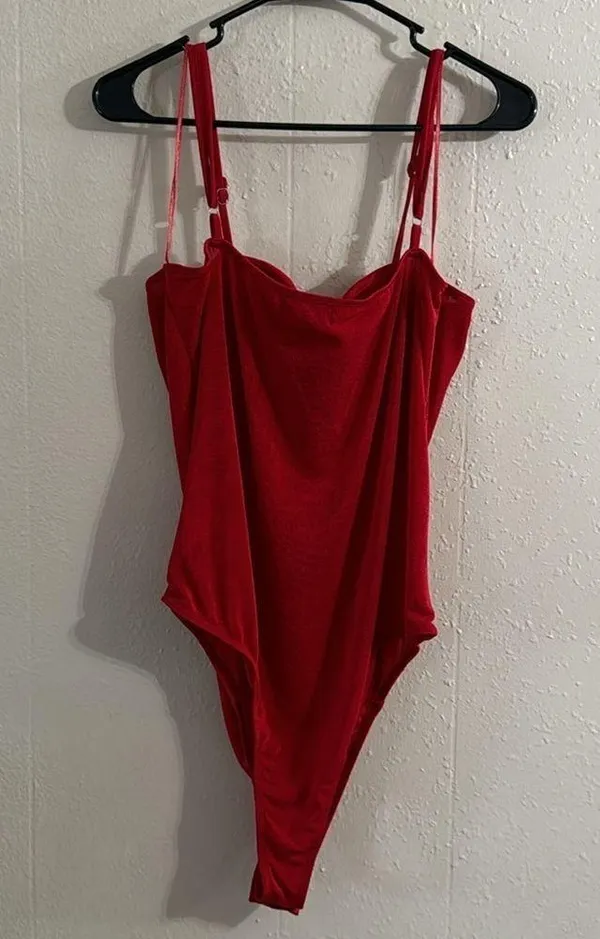Red Bodysuit Size 3X - Image 3