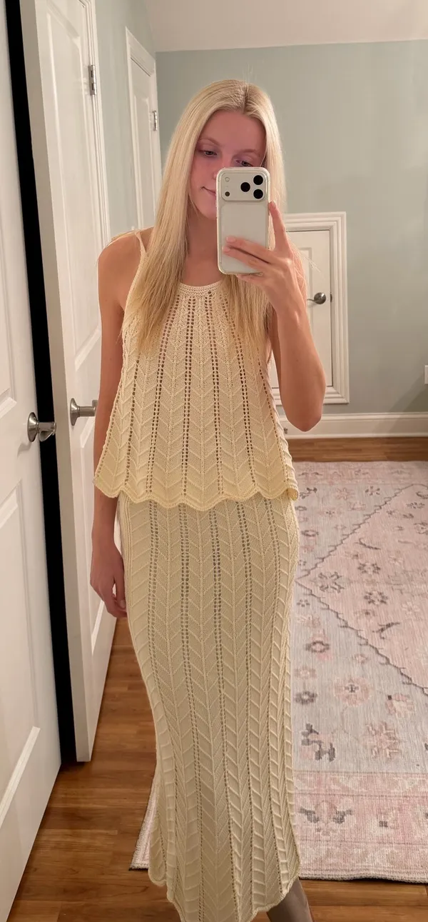 Sadie and Sage cream sweater set - Image 2