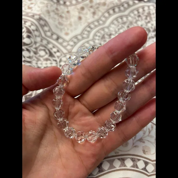 Sparkling bracket see thru sterling silver - Image 2