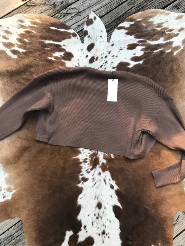 NWT Love Tree Decision Shrug Sz S - Image 4