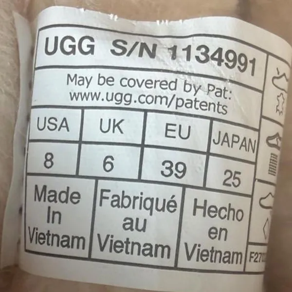 UGG Classic Mini Platform Boots Chestnut Suede Shearling Women’s Size 8 1134991 - Image 8
