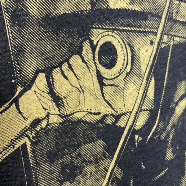 Plague Doctor T-Shirt Short Sleeves Gray Graphic‎ Tee Beaked Healer Mask Top - Image 8