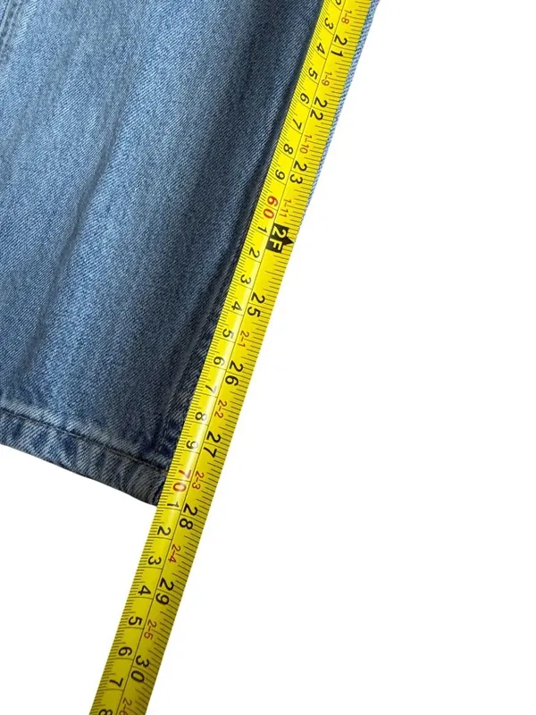 BANANA REPUBLIC High Rise Straight Leg Denim Jeans Size 28 - Image 6