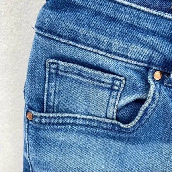 Never Denim Stretch‎ Higher Xtina Crop Skinny Jean - Image 6