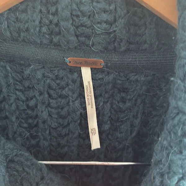 Free People Chunky Knit‎ Turtleneck Sweater - Image 4