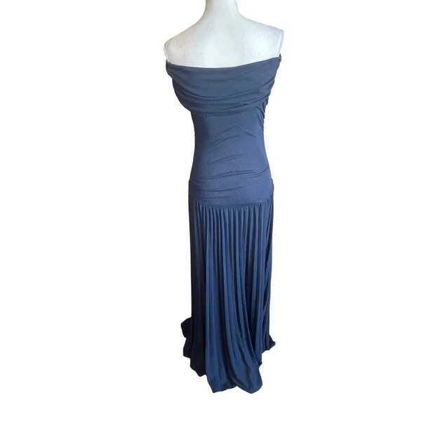 LIONESS Field Of Dreams Dress in Navy Small New Womens Maxi Gown - Image 6